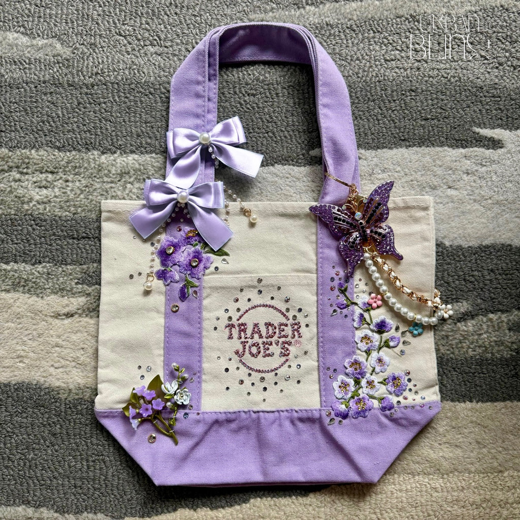 Made to Order Custom Purple Trader Joe’s Tote