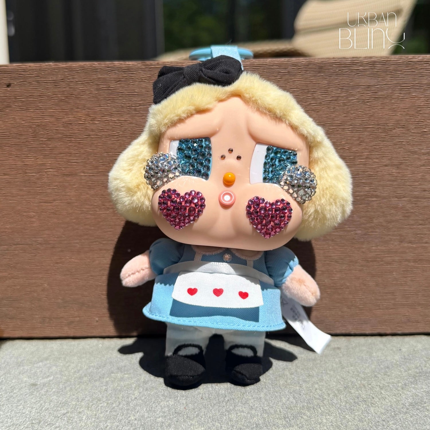 ぬいぐるみ POPMART CRYBABY Crying Again SHE'S ALICE Crybaby Crying Again Series Vinyl Face Plush She's Alice