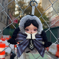 Custom Crystal SkullPanda x Wednesday Plush