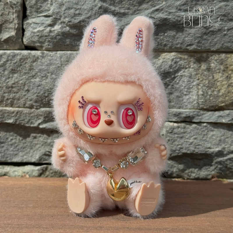 Custom Labubu Fortune Cookie Necklace