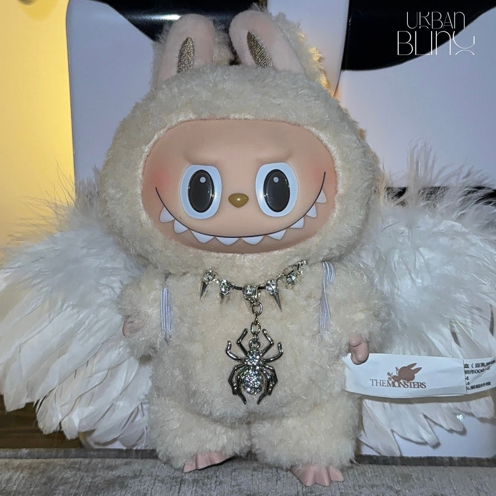 Custom Labubu Halloween Spider Necklace