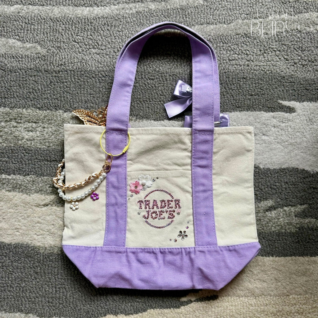 Made to Order Custom Purple Trader Joe’s Tote