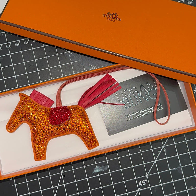 Custom Orange Red Feu Rose Azalee Rodeo PM NEW